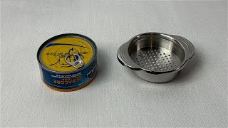 Stainless Steel Tuna Can Strainer [upl. by Nonnaihr451]