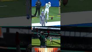 Jaylen Waddles waddle celebration in Madden 24 [upl. by Ahsimik]