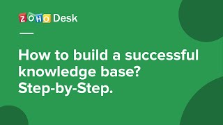 How to build a successful knowledge base StepbyStep [upl. by Sophey]