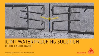 Sika® Waterbar  waterstops for joint sealing [upl. by Cynthy]