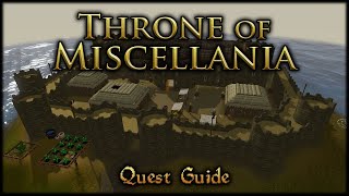 Throne of Miscellania  RuneScape Quest Guide  No Vocal Commentary [upl. by Theodore]