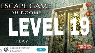 Escape Game 50 rooms 1 Level 19 Walkthrough [upl. by Rochkind]