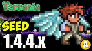 Terraria 1449 how to get WINGS PRE HARDMODE SEED for 1449  Terraria how to get Wings [upl. by Harding738]