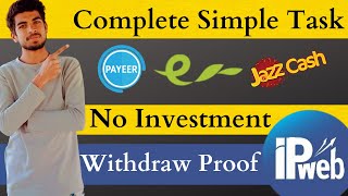 IPwebru Live Withdraw Payment Proof  Signup Account  IP Web Earning  Earn With Badar [upl. by Melcher]