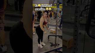 Ex🥲girlfriend reaction 😭😭 song sad thesinghpurking fitness viralvideo shorts gym [upl. by Yaffit]