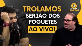 SERJÃO DOS FOGUETES ENTRA AO VIVO PARA FALAR COM IGORFINA [upl. by Barcot831]