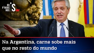 Preço da carne na Argentina aumenta 235 no governo Fernández [upl. by Asselam]