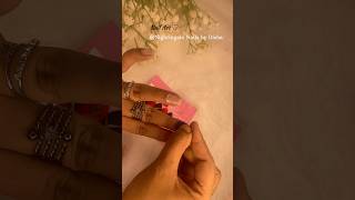 How to Apply Press On Nails ♥️ ​⁠​⁠NightingaleNails by Disha nailart viral youtubeshorts [upl. by Brathwaite]