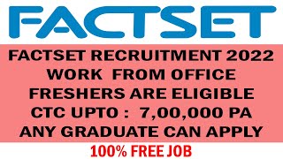 Factset Jobs  Non Voice Jobs  Salary 40000  Work From Office Jobs  Private Jobs  Hashtag 57 [upl. by Kokaras]