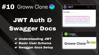 Chapter 10 JWT Auth and Swagger Docs Setup  Node JS  Groww Full Clone Series [upl. by Seftton]