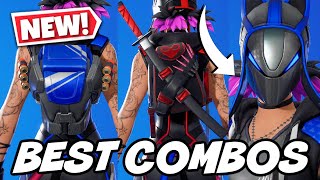 BEST COMBOS FOR NEW DARK STORM RENEGADE LYNX SKIN  Fortnite [upl. by Atalaya]