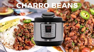 Delicious mexican spiced charro beans recipe with pinto beans [upl. by Cerell]