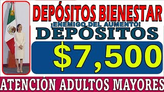 💵7500 vs INFLACIÓN ♨️CLAUDIA REVELA IMPACTANTE MENSAJE MIS ADULTOS MAYORES TODOS COBRAN AUMENTO [upl. by Arela]