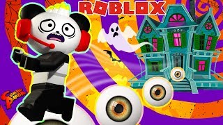 ESCAPING THE HALLOWEEN OBBY IN ROBLOX  Lets Play Roblox with Combo Panda [upl. by Vena]