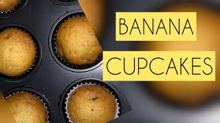 BANANA CUPCAKES  BANANA CRANBERRY CUPCAKES  BANANA MUFFINS [upl. by Murat]