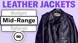 GQ Recommends Leather Jackets For Every Budget  GQ [upl. by Anuahsed774]