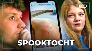 MEISJE AANGERAAKT door GEEST Spooktocht 4 [upl. by Puto]