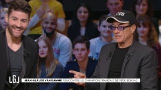 JeanClaude Van Damme rencontre Cyril Benzaquen  LGJ [upl. by Aikram]