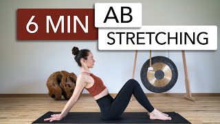 6 MIN AB STRETCH AFTER WORKOUT [upl. by Gertrudis]