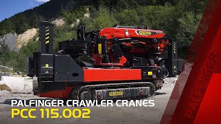 PALFINGER Crawler Cranes  PCC 115002 [upl. by Eiloj]