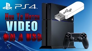 How to Watch Video on PS4 with a USB Flash Drive [upl. by Aicirpac]