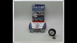 Lancia 037 Uscita N 4 Pneumatico cerchione e disco del freno Edizione Centauria in scala 18 [upl. by Aihselat]