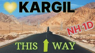 Kargil On The Way  NH D1  Leh Srinagar Highway travel ladakh highway [upl. by Lein]