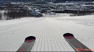 På ski i Beitostølen  Både langrend og alpint skiløb [upl. by Reteid977]