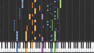 Synthesia Touhou 14 Benben amp Yatsuhashi Tsukumo Theme  Illusionary Shamisen Recital [upl. by Spearing]