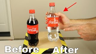 How to Take the Color Out of Coke—The Colorless Coke Experiment [upl. by Kalie930]