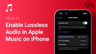 How To Enable Lossless Audio in Apple Music on iPhone  Listen to High Quality HiRes Audio [upl. by Inatsed]