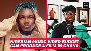 Nigerian music video budget can produce a Ghanaian filmCamidoh reveals [upl. by Naret]