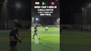 SEMI FINAL 🔥 PAK VS IND VS WI  5 Balls Match  World Cup Battle Royale  Off Yorker youtubeshorts [upl. by Marcela]