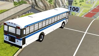 Car Jump Arena Bus Jump  BeamNGdrive [upl. by Merrile]