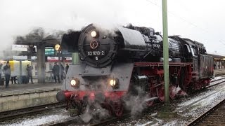 03 1010 mit RheingoldExpress und Schiebelok am 07122013 in Braunschweig HD [upl. by Tamma]