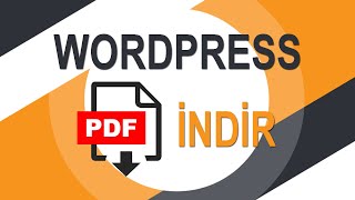 Wordpress PDF indir linki [upl. by Annodahs636]