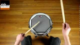 Flam Paradiddle  Drum Rudiment Lesson [upl. by Kenley219]