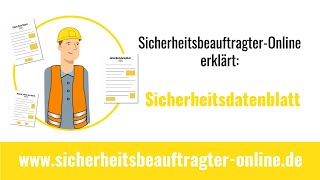 Sicherheitsdatenblatt  Die Erklärung für Sicherheitsbeauftragte  Definition [upl. by Ynettirb]