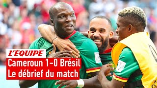 Cameroun 10 Brésil  Le débrief du match Coupe du monde 2022 [upl. by Llerut]