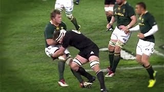 Kieran Read smashes Duane Vermeulen [upl. by Atinehc]