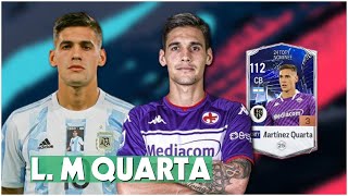 REVIEW LUCAS MARTINEZ QUARTA 24TY FC ONLINE  team color FIOREN amp ARG [upl. by Anirbak]