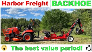 Harbor Freight Backhoe AMAZING VALUE [upl. by Lotta]