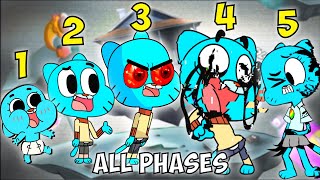 Gumball ALL PHASES  Friday Night Funkin [upl. by Giovanna]