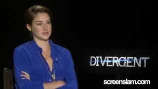 Divergent Exclusive Interview with Shailene Woodley  ScreenSlam [upl. by Ahsinat324]