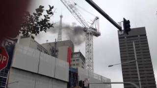 Collapsing Crane in Sydney [upl. by Philipp]