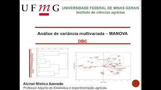 Aula 51 Teoria MANOVA  Analise de variância multivariada DBC [upl. by Ivatts]