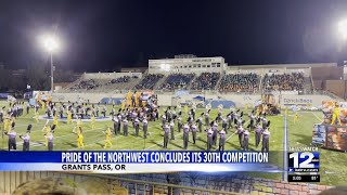 Grants Pass High School hosts 30th annual Pride of the Northwest Marching Band Competition [upl. by Lednic]