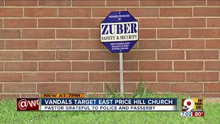 Vandals target East Price Hill church [upl. by Atikel]