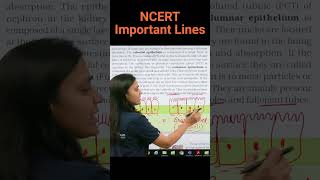 Ciliated vs Brush bordered Epithelium  Biology NEETNCERT important lines for NEET neet2025 [upl. by Wahl475]