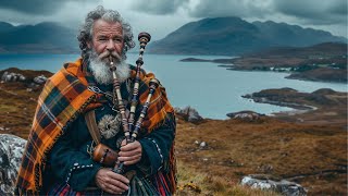 Bagpipe Uilleann Pipes l Celtic Music with Beautiful Scenery of Scottish Highlands  Music Therapy [upl. by Engen836]